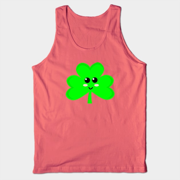 Cute Shamrock _ St. Patrick Day Tank Top by POD Creations